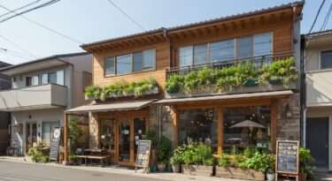 【設計】「緑と集い、家族と育む、街角のハーモニーレストラン」